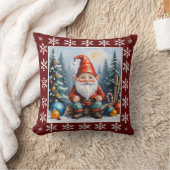 キュートおもしろいウィンターお洒落スカンジナビア格言 クッション (ブランケット)