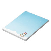 キュートおもしろいウィンターペンギン ノートパッド (回転)