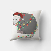 キュートおもしろいクリスマスオポッサム クッション (裏面)