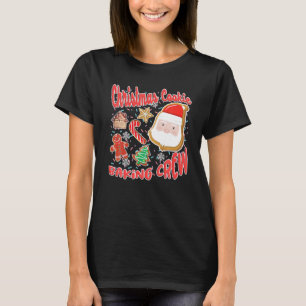 キュートおもしろいクリスマスクッキーベーキングクルーファミリー Tシャツ
