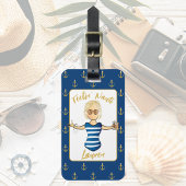 キュートおもしろいクルーズ航海の休暇 ラゲッジタグ