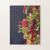 キュートおもしろいグミベアフードユムカラフル懸命 ジグソーパズル (縦)