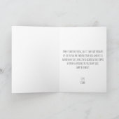 キュートおもしろいグリーンブロッコリービーガン誕生日 カード (内部)