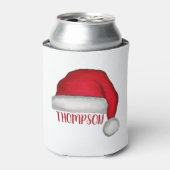 キュートおもしろいサンタカスタムホリデークリスマス 缶クーラー (缶正面)