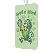 キュートおもしろいスウィートasピクルズボール カーエアーフレッシュナー (左)