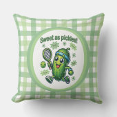 キュートおもしろいスウィートasピクルズボール クッション (正面)