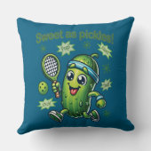 キュートおもしろいスウィートasピクルズボール クッション (裏面)