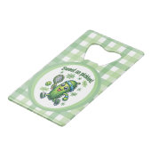 キュートおもしろいスウィートasピクルズボール クレジットカード栓抜き (裏面アングル)