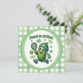 キュートおもしろいスウィートasピクルズボール 招待状 (スタンド正面)