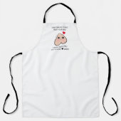 キュートおもしろいステップパパ父の日 エプロン (正面)