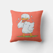 キュートおもしろいスマイル顔&ダック クッション (裏面)