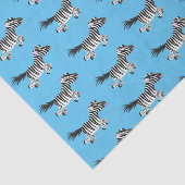 キュートおもしろいゼブラランニングイラストレーション 薄葉紙 (詳細)