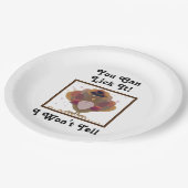 キュートおもしろいターキーサンクスギビング秋ホリデー ペーパープレート (アングル)