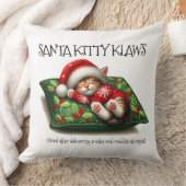 キュートおもしろいドリーミングサンタクロース クッション (ブランケット)