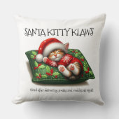キュートおもしろいドリーミングサンタクロース クッション (正面)