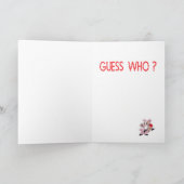 キュートおもしろいバレンタインデー シーズンカード (内部)