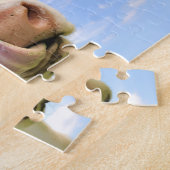 キュートおもしろいファームシャロレカウライクノーズ ジグソーパズル (側面)