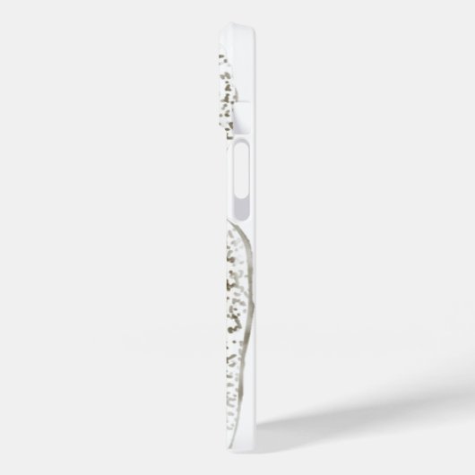 キュートおもしろいフォトフクロウがモノグラムと呼ぶ Case-Mate iPhoneケース (裏面 / 左)