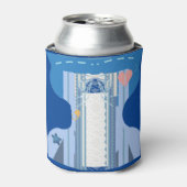 キュートおもしろいブッシェのコルセット 缶クーラー (缶正面)