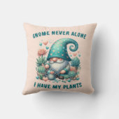 キュートおもしろいプラント格言パン装飾用クッション クッション (裏面)