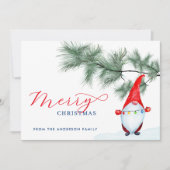 キュートおもしろいメリークリスマス格言 シーズンカード (正面)