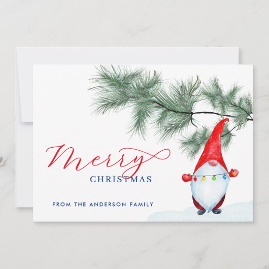 キュートおもしろいメリークリスマス格言 シーズンカード (正面)