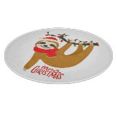 キュートおもしろいメリークリスマス |休日 カッティングボード (角)