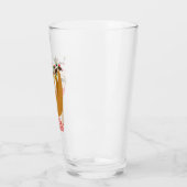 キュートおもしろいメリーモダンクリスマスのナマケモノ |休日 タンブラーグラス (左)