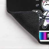 キュートおもしろいユニコーントレーニングジムフィットネスウエイトリフティ マウスパッド (コーナー)