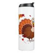 キュートおもしろいユーモアのある感謝祭トルコのマグカップ タンブラー (回転左)