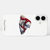 キュートおもしろいユーモアトレンディーモダンメリークリスマス Case-Mate iPhoneケース (裏面 (横))