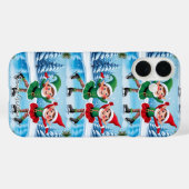 キュートおもしろいユーモアトレンディーモダンメリークリスマス Case-Mate iPhoneケース (裏面 (横))