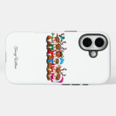 キュートおもしろいユーモアトレンディーモダンメリークリスマス Case-Mate iPhoneケース (裏面 (横))