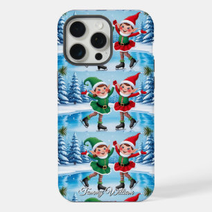 キュートおもしろいユーモアトレンディーモダンメリークリスマス iPhone 15 PRO MAXケース