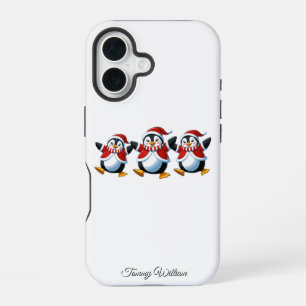 キュートおもしろいユーモアトレンディーモダンメリークリスマス iPhone 16ケース