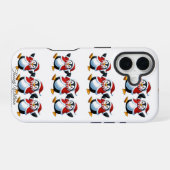 キュートおもしろいユーモアトレンディーモダンメリークリスマス iPhone 16ケース (裏面横)
