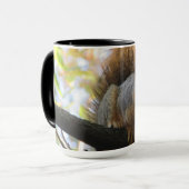 キュートおもしろいリスのコーヒーマグ マグカップ (正面左)