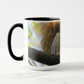 キュートおもしろいリスのコーヒーマグ マグカップ (左)