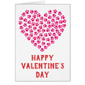 キュートおもしろいヴァレンティーンズデイポープリントハート (正面)