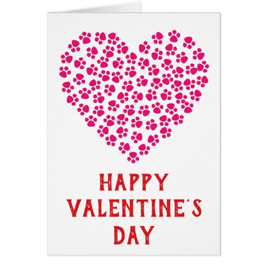 キュートおもしろいヴァレンティーンズデイポープリントハート (正面)