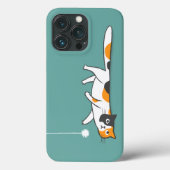 キュートおもしろい三毛猫 |子猫好きの子猫 Case-Mate iPhoneケース (裏面)