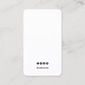 キュートおもしろい紙吹雪スタッドイヤリングジュエリー 名刺 (裏面)