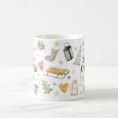 キュートお気に入りのなクリスマパーソナライズされたス コーヒーマグカップ (中央)