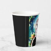 キュートお洒落ウッドランドウルフ誕生日 紙コップ (右)