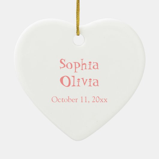 キュートお洒落フクロウNバタフライスクロールフローラアート セラミックオーナメント (裏面)