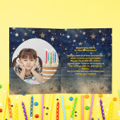 キュートお洒落フローラユニコーンガーリー子供の誕生日 カード