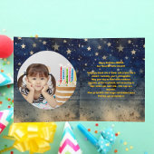 キュートお洒落フローラユニコーンガーリー子供の誕生日 カード