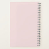 キュートお洒落ブラウンポニースクリプトネーム馬 ノートブック (裏面)