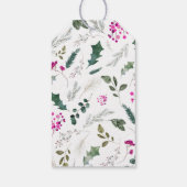 キュートお洒落ホリーすてきクリスマス ギフトタグ (裏面)