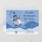 キュートお洒落格言ハッピーホリデイズ ポストカード (正面/裏面)